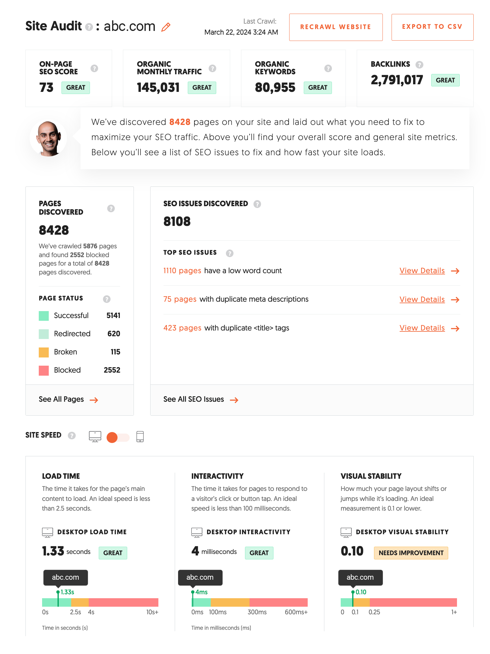 uber-site-audit