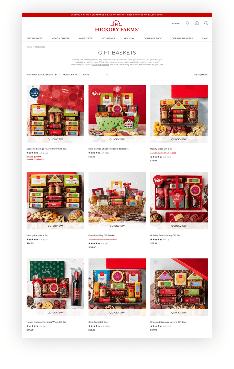 Hickory Farms Digital transformation for a historic brand.